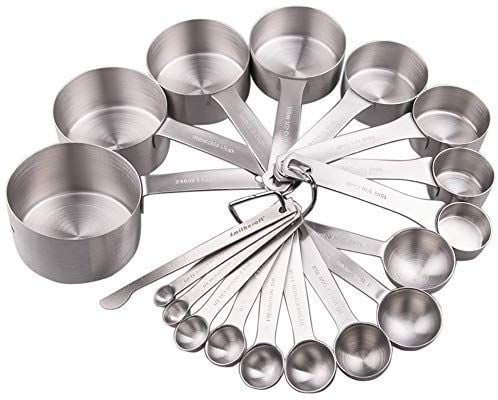 measuring cups and spoons